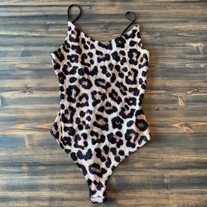 Cheetah bodysuit NWT